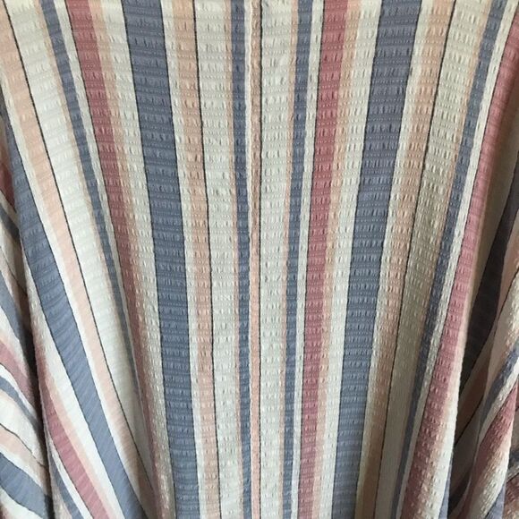 Lane Bryant Women’s one size open front striped duster shrug cardigan top - Picture 4 of 4